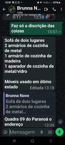 Quarteto de móveis