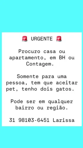 A procura de casa para alugar em BH!!