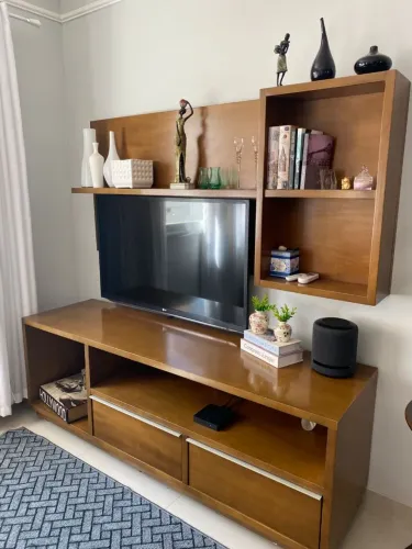 Rack de sala com painel