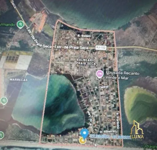 Terreno à venda, 587 m² por R$ 100.000,00 - Balneário (praia Seca) - Araruama/RJ