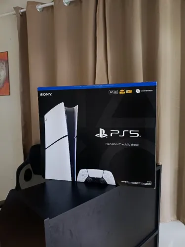 Ps5 slim mídia digital lacrado com 1 ano de garantia
