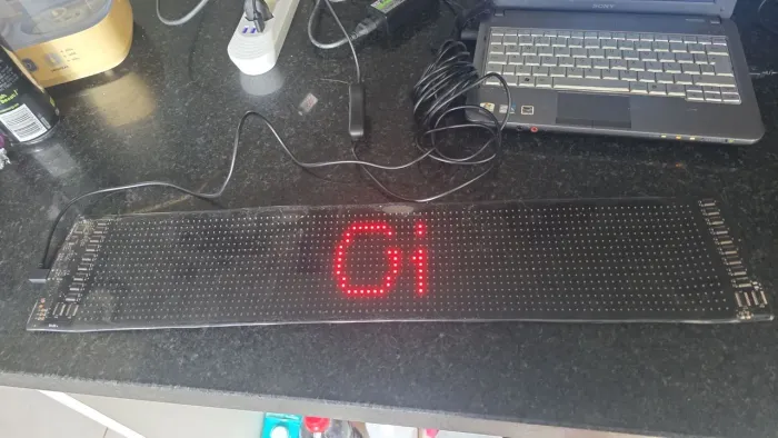 Painel de Led para carro