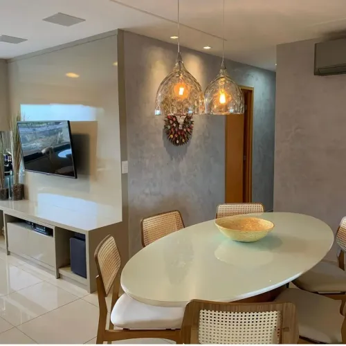 Lindo Apartamento 3/4 C/ 01 suíte e 02 semi-suítes 94m² No Residencial Therraza