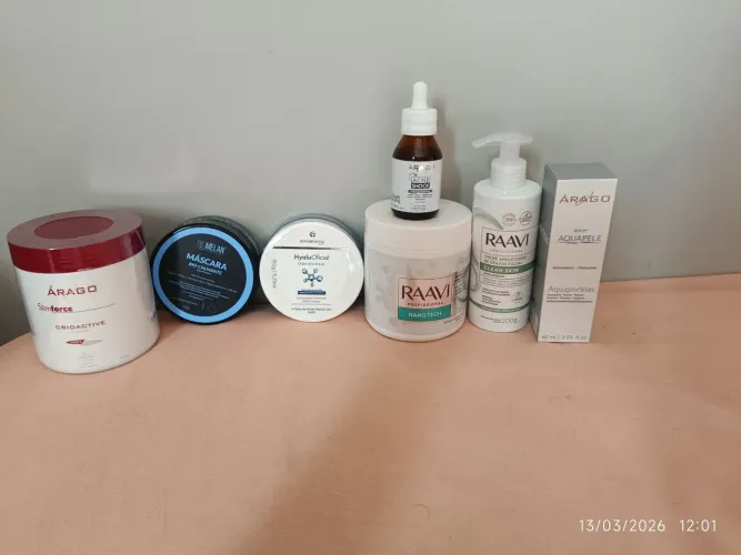 Kit produtos tratamento de pele