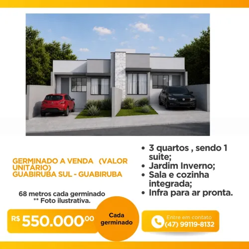 Casa Geminada à Venda em Guabiruba Sul