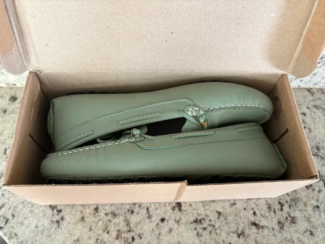 Mocassim em couro