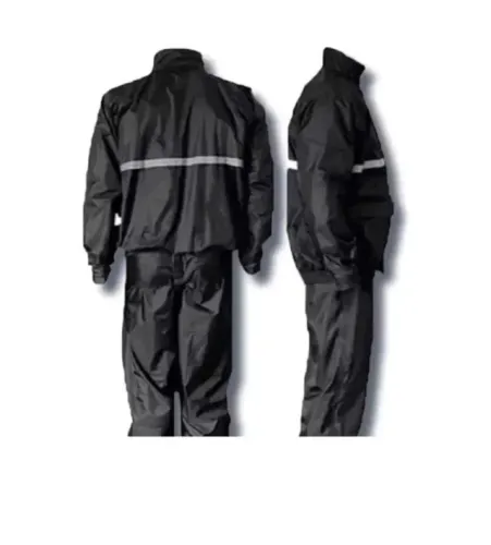 Conjunto Capa De Chuva Roupa Para Motoqueiros Ciclistas Impermeável Calça Jaqueta C/ Capuz
