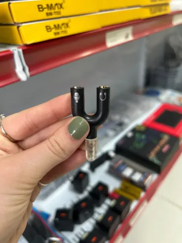 Adaptador P3-P2 para Fone e Microfone