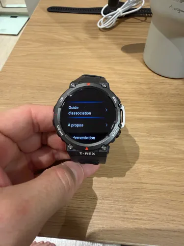 Amazfit T-Rex 2 Preto - Seminovo - Completo com Caixa e Acessórios