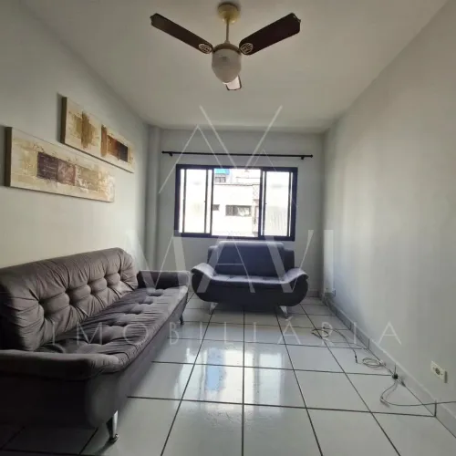 Apartamento 1 Dormitório Para Locação Bairro Vila Tupi, Praia Grande/SP