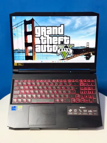 Notebook Acer Nitro 5 - i7 11ªGth 32Gb RAM SSD 512Gb RTX 3050 | Aceito cartão