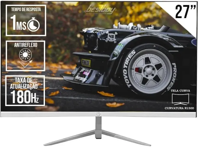 MONITOR 27 BPC-27BR15-180 FHD CURVO BRANCO