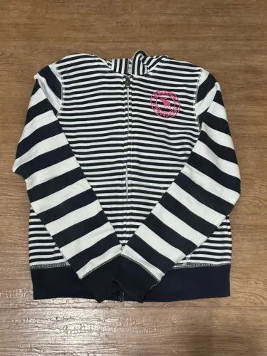Casaco de Moletom Abercrombie Kids Original Listrado Tam 9/10