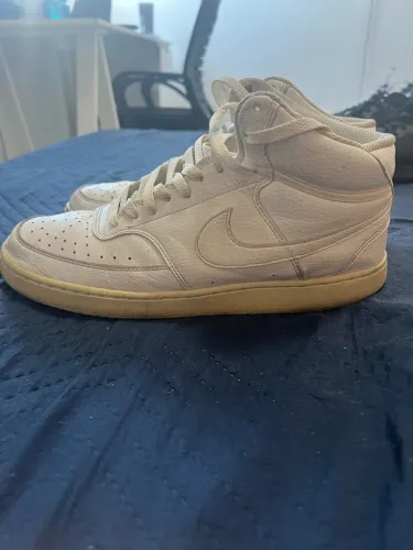 Tênis court vision high white nike