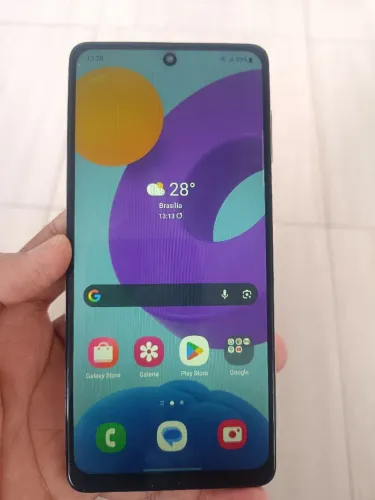 Samsung Galaxy M52 precisando de reparos 