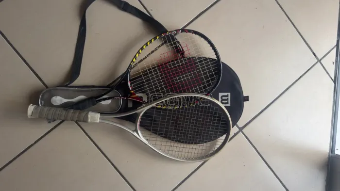 Kit com duas raquetes mais bolsa WILSON