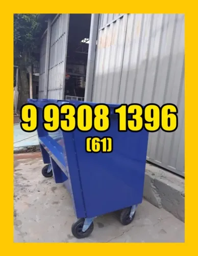 Lixeira container 1200L - emitimos boleto e nota fiscal