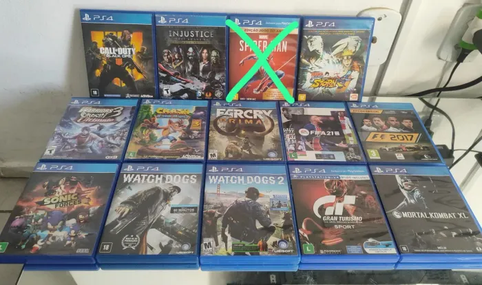 Jogos De PS4 (Valor Unitário)