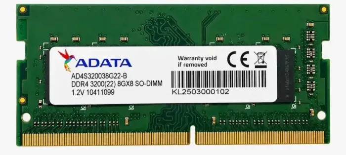 Lote de memórias ddr4 8gb