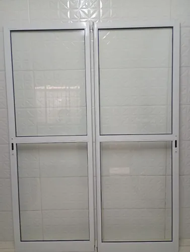 Porta balcão alumínio branco