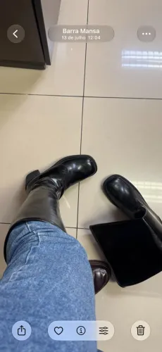 BOTA CANO LONGO PRETA