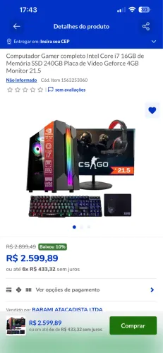Pc gamer 16gb ram