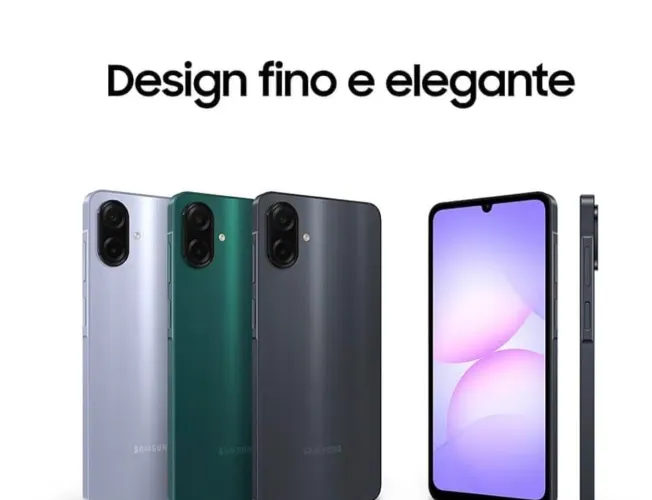 Samsung Galaxy 07 Novo na caixa