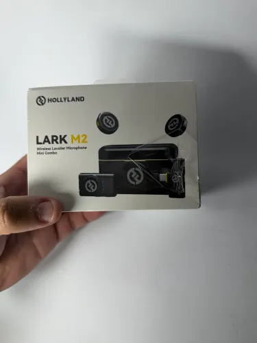 Microfone lapela LARK M2 mini combo USBC 