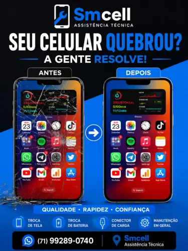 Manutenção especializada em celulares e Tablets