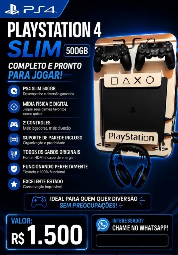 ? VENDO PLAYSTATION 4 SLIM - 500GB!