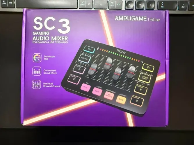 Mesa de áudio Ampligame Fifine SC3