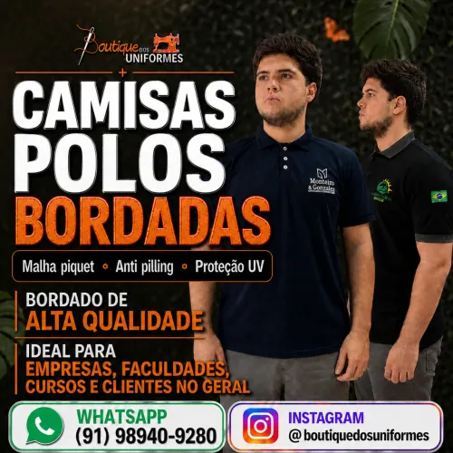 Camisa polo personalizada (bordado)