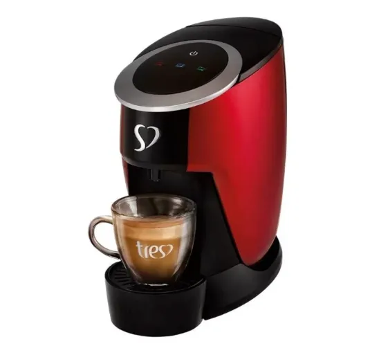 Cafeteira Espresso Touch Vermelha - TRES 3 Corações