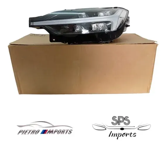 Farol Volvo Xc60 Black Esquerdo 2022 2023 2024 Original Esquerdo/motorista