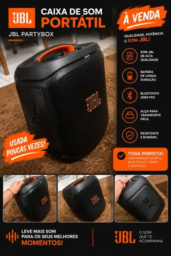 Caixa de som Caixa De Som Jbl Partybox Encore Essencial 2