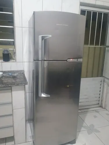 Geladeira Brastemp inox