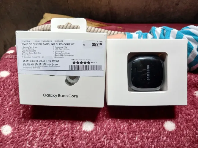 Fone de ouvido novo