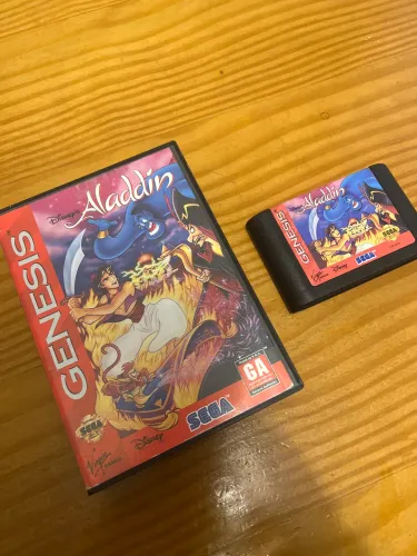 Alladin Mega Drive / Genesis na caixa original