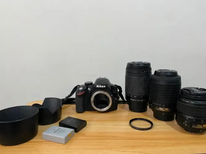 Nikon D3200 Kit 3 LENTES NIKKOR ZOOM LENS