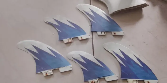 Quilhas pra surf. Sistema fcs2