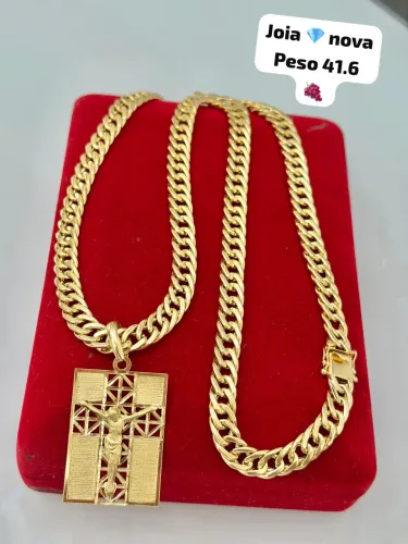 Corrente de ouro 18k 41.6g Novas | Certificado de garantia | Loja física