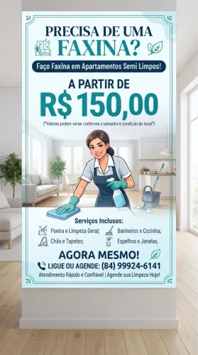 Faço faxina