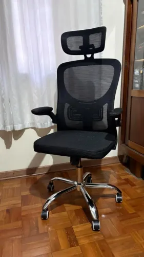 Cadeira de escritório reclinável nova, entrega grátis