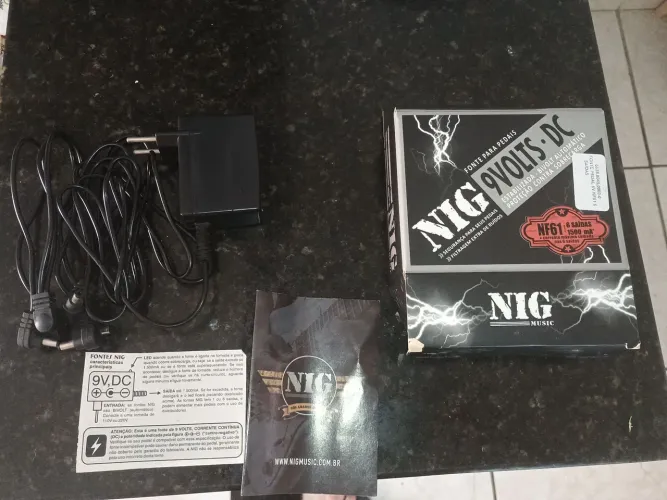 Fonte Original nova Nig 6 pedais na caixa completa