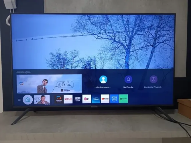 Smart TV Samsung 50" Crystal UHD 4K (AU7700)