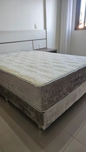 Cama Box Casal Ortobom Orthopur - 138x188cm (Seminova)