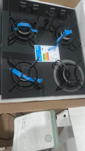 Fogão Cooktop 4 bocas Consul gás
