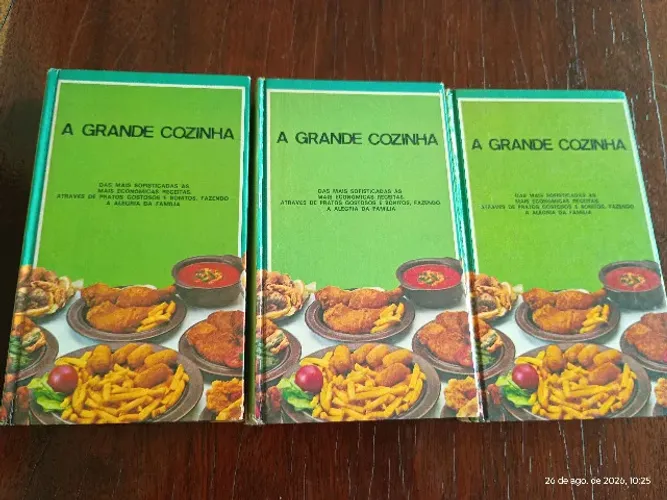 Coleção de livros - A grande cozinha 3 volumes