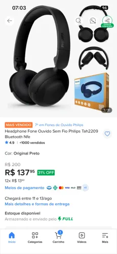 Headphone Philips