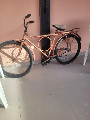 Bicicleta barra circular antiga